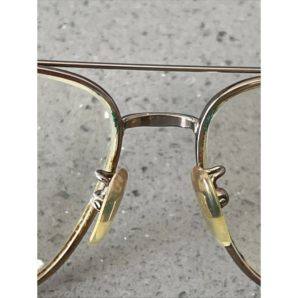 Vintage Rembrand Bronze 145 Eyeglasses Frames ONLY Japan Aviator Oversized